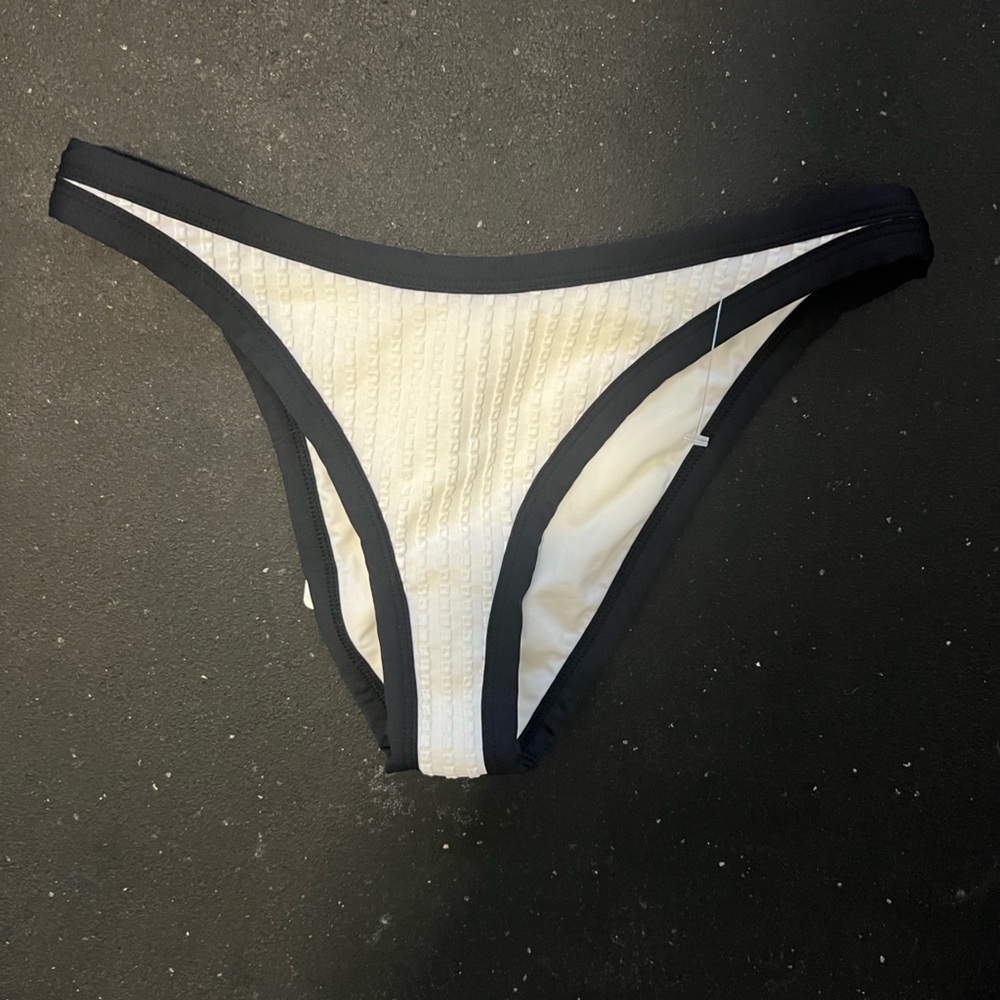 Black and White Bikini Bottom LSpace NWT